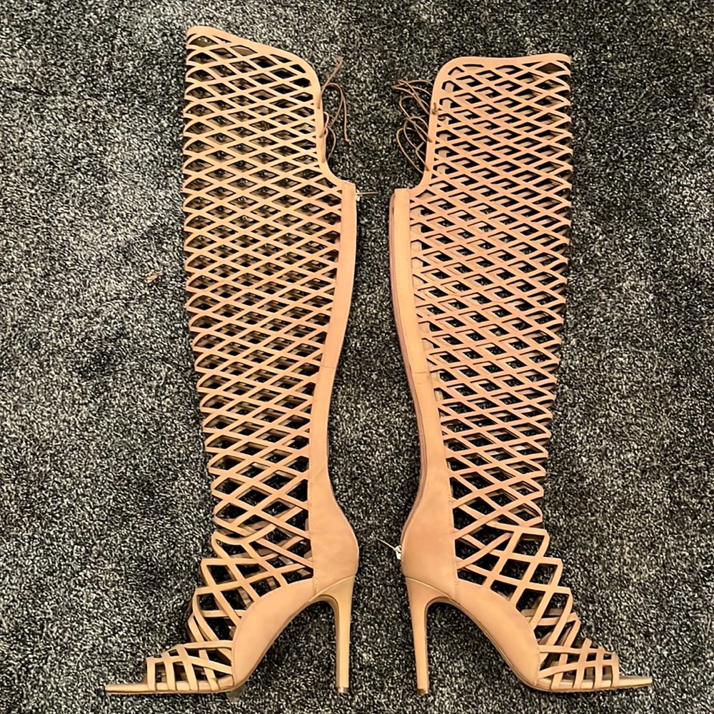 Vince Camuto Oat Soft Leather Upper High Boots